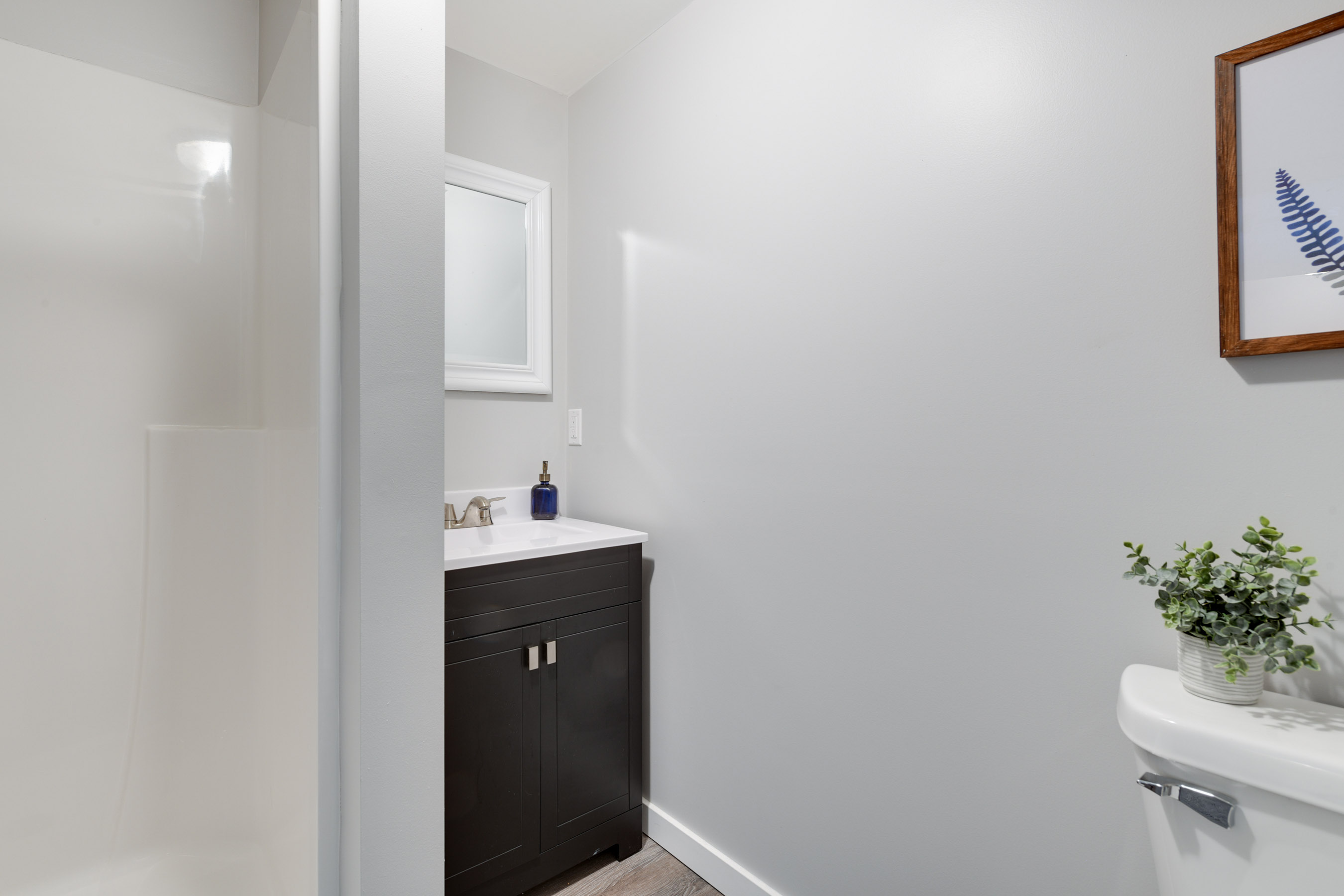 Three-Quarter Bathroom in lower level