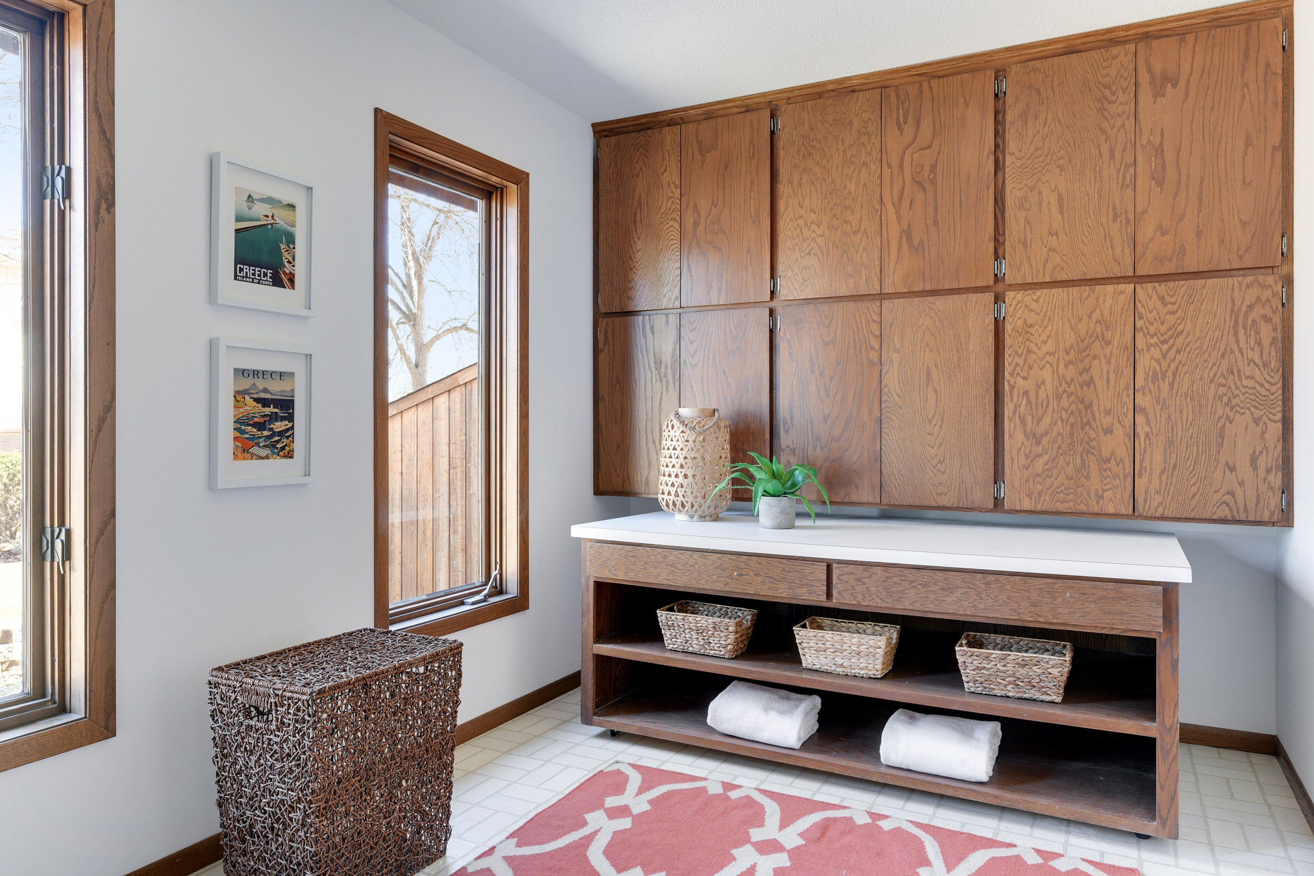 HUGE main floor laundry and storage!