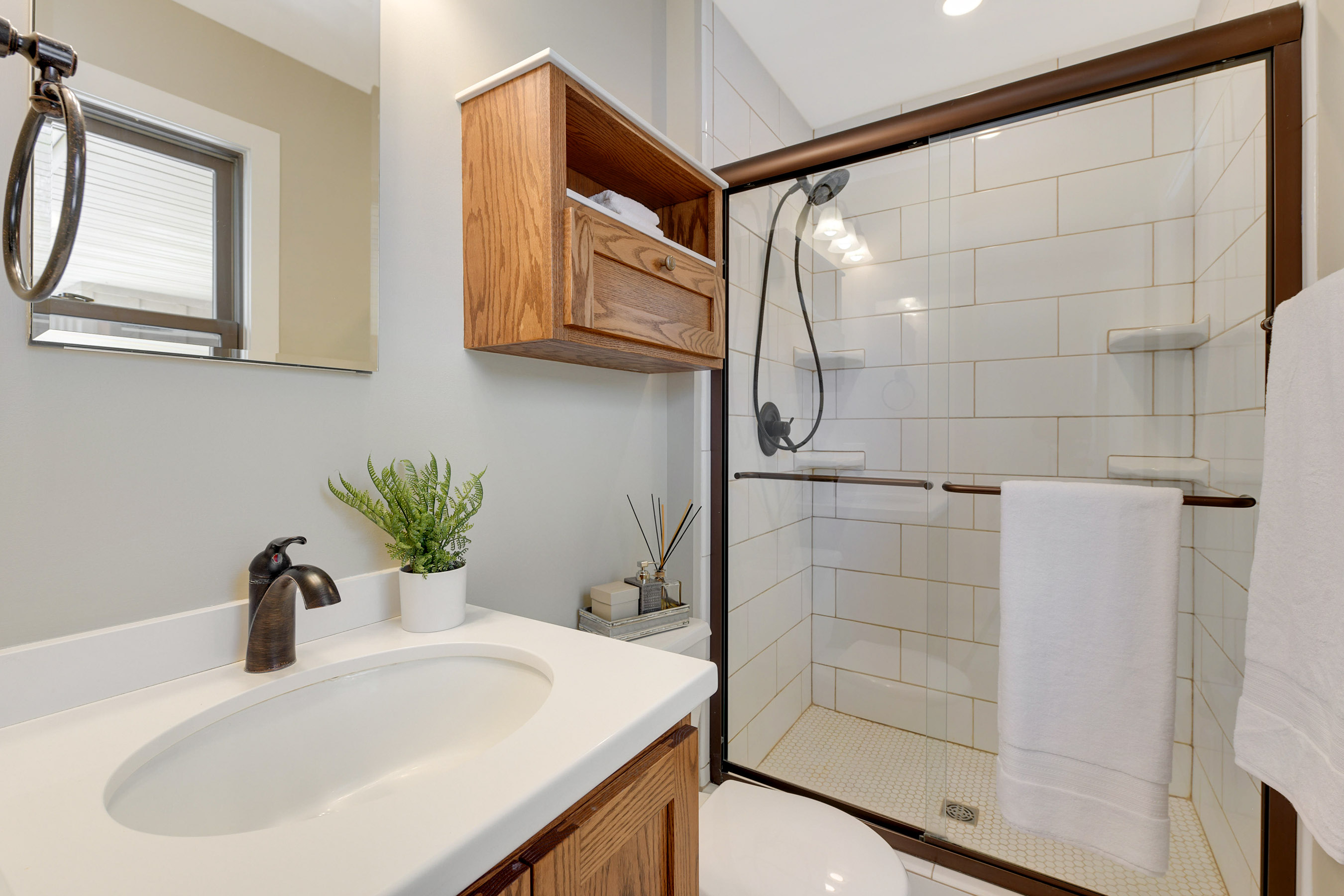 Master Bath With Large Walk-In Shower!